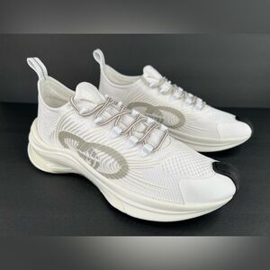 Gucci Run Technical Knit Interlocking G Logo Women Sneakers Size EU 40.5